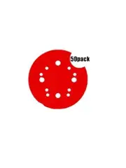 NEW FREUD DCD050120H50G PACK (50) SHEETS 5" ROUND HOOK LOOP 120 GRIT SANDPAPER