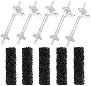 5PCS SC1200 Carbon Filter Replacement Kit, 5PCS Check Valve Suitable for SO Clean 2 SC1200 CPAP Machine Filter