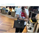 精品現貨 LV- LΟUIS VUITTON FLEUR TOTE 老花鎖頭包單肩斜挎包手提女包M43550