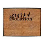 Evolution Basketball - Funny Novelty Doormat Man Cave Floor mat