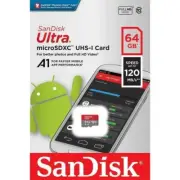 *Sandisk Ultra MicroSDXC UHS-i Card with Adapter 64gb 120mb/s **** CHEAPEST ****