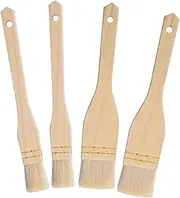 Wood Oil Brush Set BBQ Basting Brush for Sauce Butter and Egg Wash for Baking Cooking