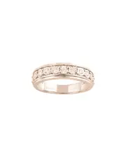 Silver 0.25 ct. tw. Lab-Grown Diamond Ring