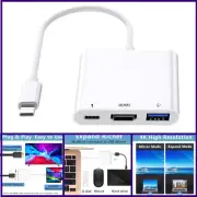 Digital AV Multiport Adapter, USB C USB 3.0 4K HDMI Output Port