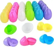 BESPORTBLE 36pcs Easter Egg Hunt Toys Empty Plastic Eggshell Boxes Party Decorations for Boys and Girls Fillable