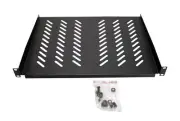 1U Cantilever Network Server Equipment Shelf 19" Vented Rack Mount 14" Deep Tray