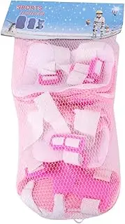 Set 6pcs Kids Wrist Brace Adult Skateboard Bicicletas para Adultos Adult Roller Skating Pad Kids Wrist Guards Knee Elbow Wrist Pads Kids Protective Gear Handguard Elbow Pads Child