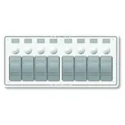 8271 Contura Water Resistant 12V DC Circuit Breaker Panel - White 8 Position