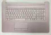 New HP 17-BY0063cl Genuine Laptop Palmrest W/ Backlight Keyboard Touchpad Pink