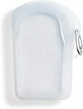 Stasher Premium Silicone Reusable Food Storage Go Bag, Clear, Microwave, Dishwasher, Oven and Freezer Safe, BPA Free, Leak-free, Eco-friendly, 18 Oz