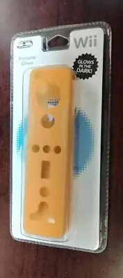 Switch 'N Carry Nintendo Wii Remote Cover - Glow in the Dark Orange - New