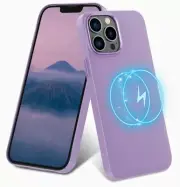 Teen iPhone 13 Pro Case Purple Magnetic Case shockproof drop protection