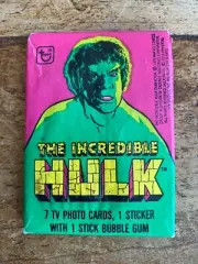1979 Topps INCREDIBLE HULK Trading Cards SEALED Wax Gum Pack A