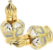 SOESFOUFU 2Pcs Refillable Glass Roller Bottles Protection Portable Essential Oil Perfume Containers Leak Design Easy Application for Travel Home Use