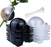 10 PCS Air Layering Propagation Kit with Zip Ties, Reusable Half Transparent Gra