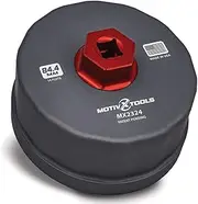 Motivx Tools MX2324-US 84mm 14 Flute Precision CNC Machined Aluminum Oil Filter Wrench Compatible with Mercedes Dodge and Jeep 3.0L Diesel Engines