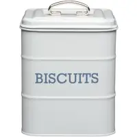 在飛比找momo購物網優惠-【KitchenCraft】復古餅乾密封罐 灰(保鮮罐 咖啡