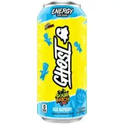 GHOST ENERGY SOUR PATCH KIDS Blue Raspberry, 16 fl oz Can
