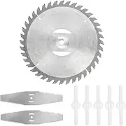 Makamsui 8Pcs/Set Weed Eater Blades, Wear Resistant Rust Resistant Stainless Steel String Trimmer Blade Trimmer Accessory Compatible with Cutter, Trimmer, Weed Eater 8pcs