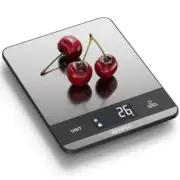 Food Scale, RENPHO Kitchen Scale 11lb, Baking with 7 Units, Black