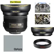52mm ULTRA WIDE ANGLE MACRO HD16K LENS FOR Nikon AF-S DX NIKKOR 35mm f/1.8G Lens