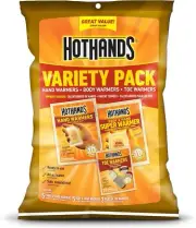 HotHands Toe, Hand, & Body Warmer Variety Pack - Long Lasting Safe Natural