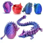 Executive Desk Toys Easter Egg, 3D Printed Dragon, Fidget Dragon Eggs with