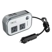 200W Car Power Inverter, 12V DC to 110V AC Car Inverte with 4 USB Ports Car