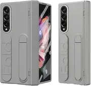 Phone Flip Case Compatible with Samsung Galaxy Z Fold 3 5G (2021) Case with Stand Built-in Screen Protector, Hinge Protective Case Full-Body Shockproof Protective Phone Case Compatible with Samsung Ga