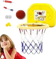Small Basketball Hoop Indoor | Foldable Basketball Hoop No Punching | Creative Sports Toy Equipped with Speakers, Provide Cheering, Applause and Whistle Sound Effects for Kids