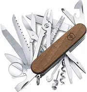 Victorinox Swiss Army Pocket Knife Swiss Champ with 29 Functions, Wood