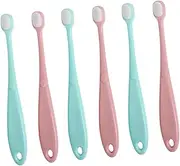 Minkissy 3sets Newborn Toothbrush Baby Shower Present Pp Material Oral Care Tooth Brush for Gentle Cleaning and Gums Protection 2pcs*3