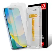 Tough On 2 Pack Tempered Glass Screen Protector with Installation Kit for iPhone 14 Plus - Clear
