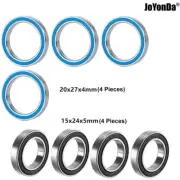 8pcs RC Wheel Hub Bearings 15x24x5mm 20x27x4mm for RC TRAXXAS X MAXX & X MAXX 8S