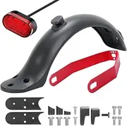 E Scooter Rear Mudguard with Metal Bracket + Rear Light, Rear Fender, Mudguard for Xiaomi M365/Pro, e Scooter Accessories