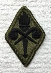 PATCH US Army CBRN Chemical Biological Radiological and Nuclear School Subdued