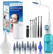 Ear Syringe - Ear Wax Removal - Sucks Snot and Earwax Removal Kit -Bulb Syringe -Safe and effective removal of ear wax and snot (Transparent ball)