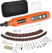 Mini Cordless Rotary Tool, 5-Speed 3.7V USB Charging Rotary Tool Kit with 69 Acc