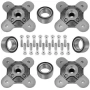 Front Rear Wheel Hub Kit for Polaris RZR XP 1000 2014-20/ RZR XP 4 1000 2014-17