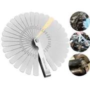 32 Blade Feeler Gauge Dual Marked MM/Inch Thickness Gap Metric Filler Tool Honda