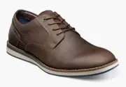 Nunn Bush Men's Circuit Brown Multi Plain Toe Oxford Shoes - 84889-249 Stock
