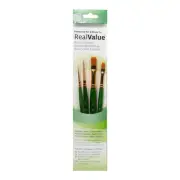 NEW Princeton Real Value Golden Taklon Brush Set By Spotlight