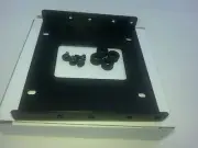 2.5"- 3.5" HDD mounting adapter bracket for SSD HDD rubber shock absorber screw