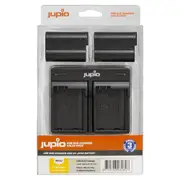 Jupio Nikon EN-EL15C Twin Battery + Dual Charger Kit
