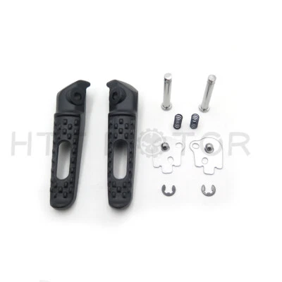 HongK 2004-2014 Honda CBR600RR CBR1000RR Black Rear Passenger Footrest Foot Peg