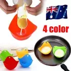 Silicone Egg Poacher Poaching Pods Pan Poached Cups Moulds For Kitchen DS