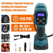 18V LCD Cordless Car Air Compressor Tyre For Makita Batteries Inflator Pump US