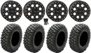 System 3 SB-7 15" Wheels Bk (4+3) 35" Crawler XG Tires Commander Maverick