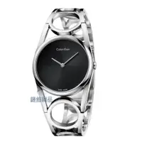 在飛比找旋轉拍賣優惠-香港代購CK手錶 光環系列 手環式女錶 K5U2M141 黑