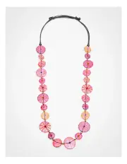 [Taking Shape] Threaded Bead Necklace in Multi